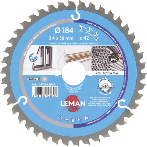 Laminato ir MDF diskas Leman 184mm x 30mm, Z42 TF Neg