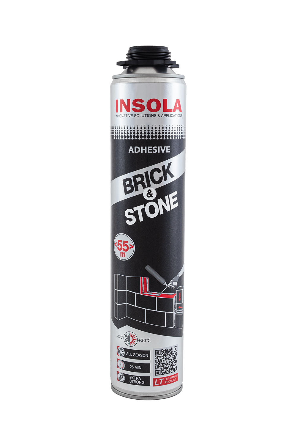 Blokelių ir mūro klijai INSOLA Brick & Stone, 750 ml