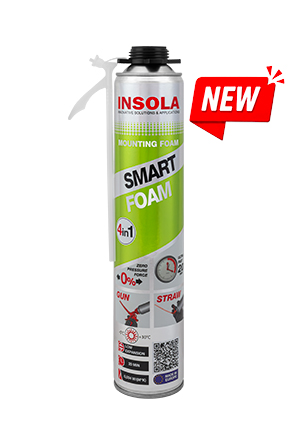 Montažinės putos INSOLA Smart Foam 4in1, 750ml