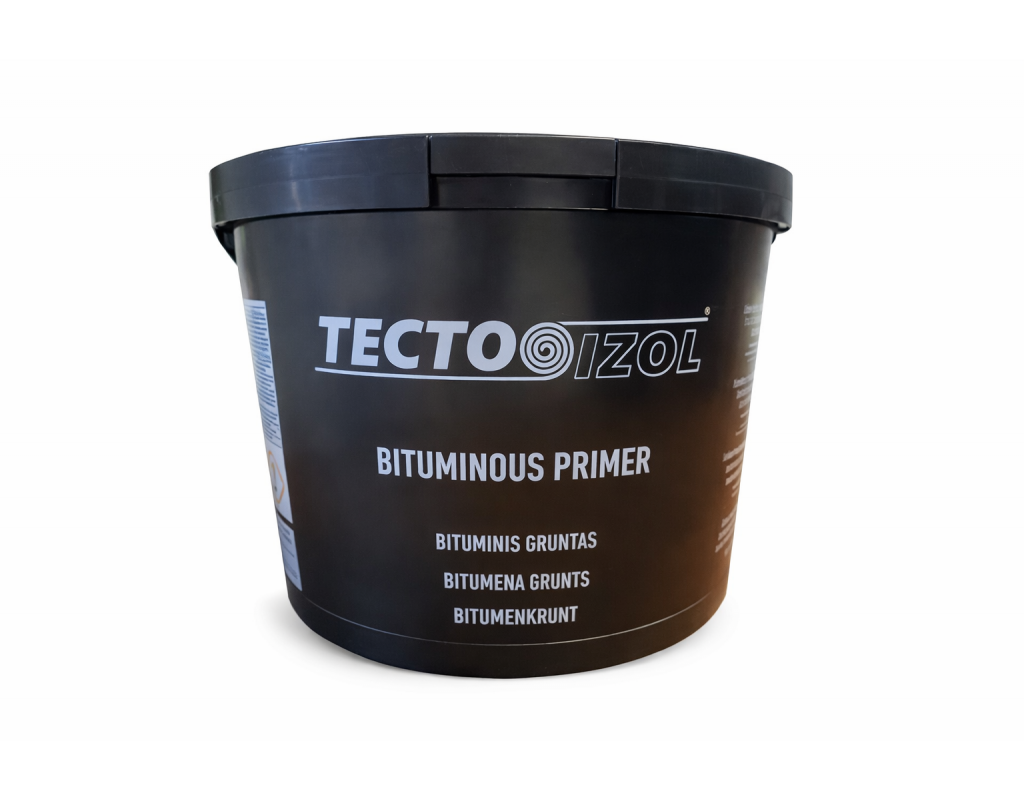 Gruntas bituminis TECTOIZOL 9kg, skiedžiamas vaitspiritu