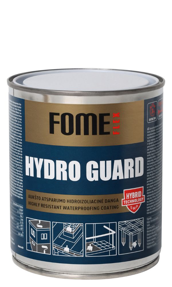 Hidroizioliacinė danga FOME FLEX HYDRO GUARD COATING, 1kg