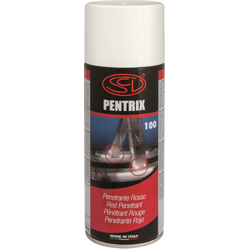 Purškiamas raudonas įtrūkių detektorius Siliconi PENTRIX, 400 ml