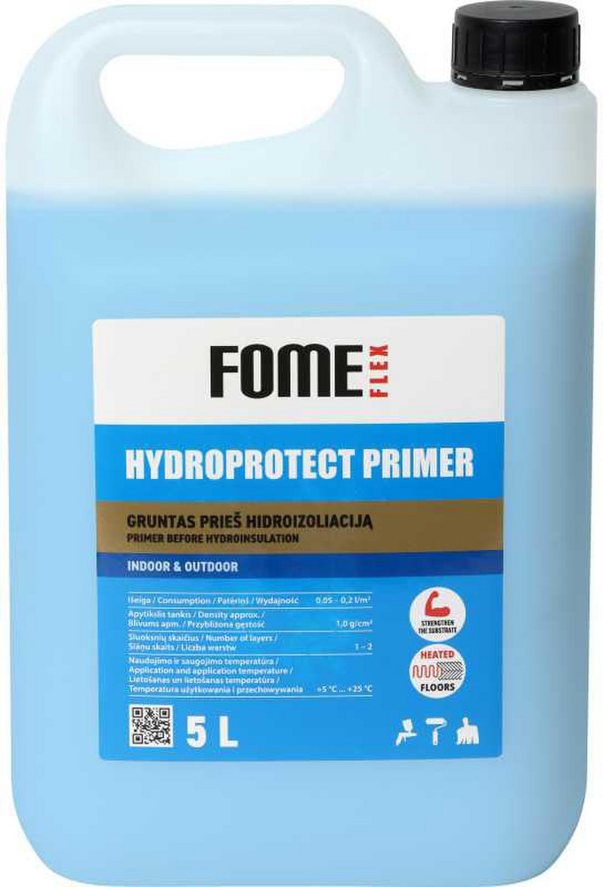 Gruntas Hydroprotect Primer 5l, prieš hidroizoliaciją