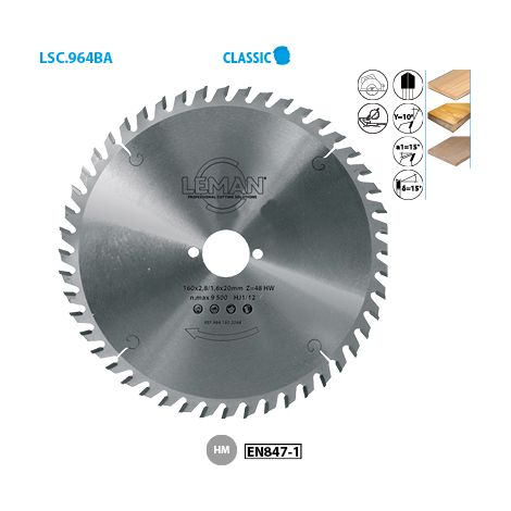 Medžio pjovimo diskas Leman 270mm x 30mm, Z24