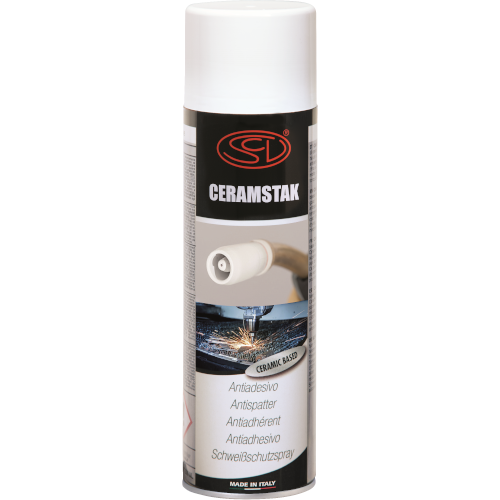 Keraminė degiklių apsauga nuo suvirinimo purslų Siliconi CERAMSTAK, 500 ml