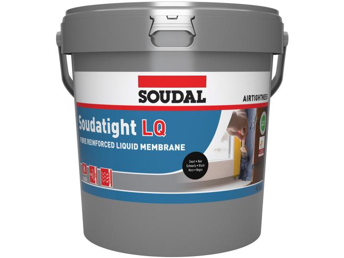 Mastika polimero pasta Soudatight LQ, juoda 4,5kg Soudal