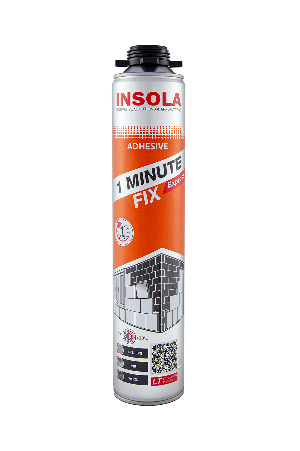 Klijai polistirolui INSOLA 1Minute FIX 750ml